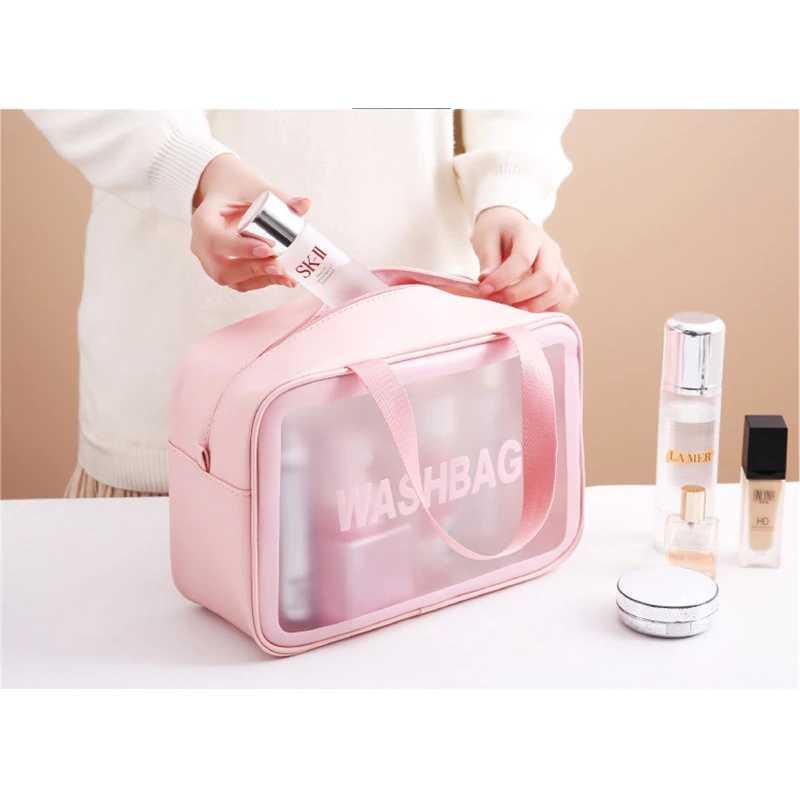 WASHBAG Tas Make Up Kosmetik Travel Cosmetic Bag 31 x 12 x 22 cm - WB2 - Pink