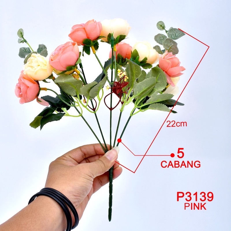 Bunga Artificial Tulip Mini Kuncup Mungil Dekorasi Hiasan - P3139
