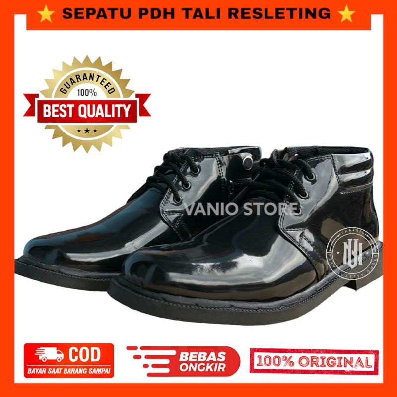 SEPATU PDH  TALI RESELTING TNI POLRI SECURITY,SEPATU DINAS PDH KILAP BERKUALITAS