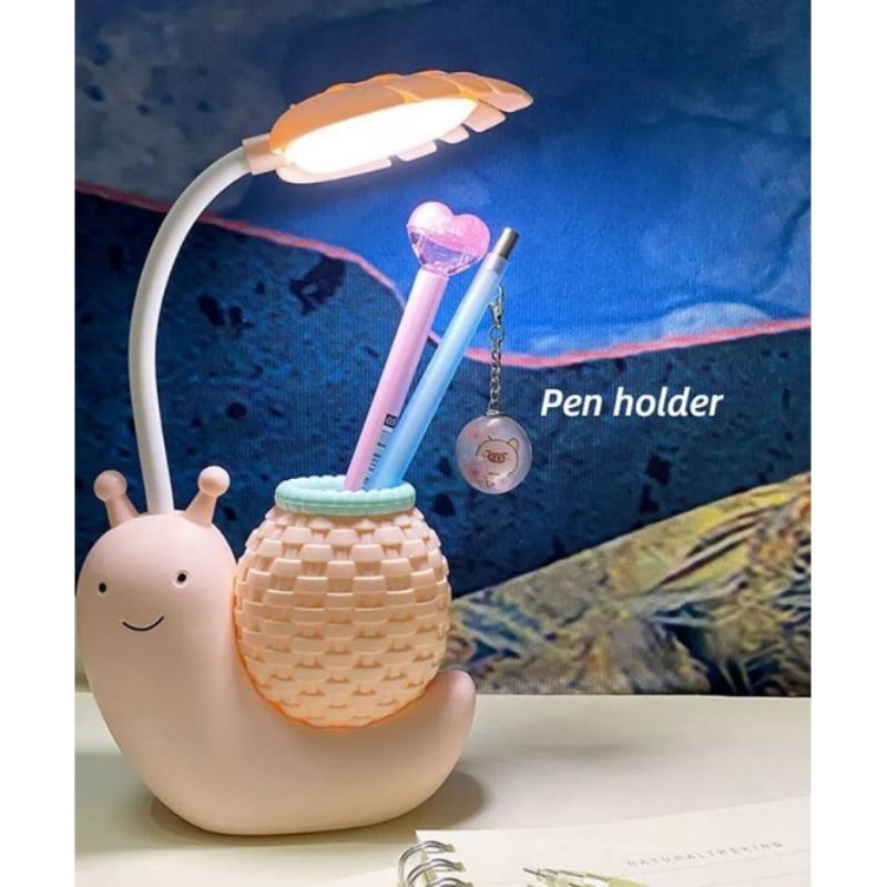 Lampu Belajar Bentuk Siput Bisa Di Cas USB, Lampu Baca, Lampu Belajar Anak, Lampu Baca,Lampu belajar