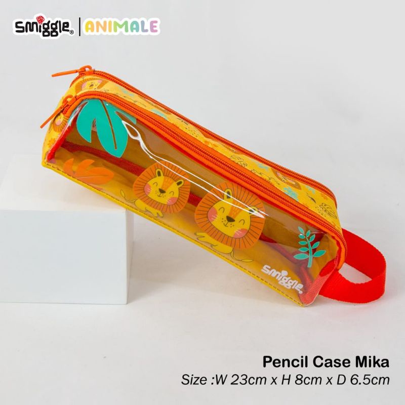 pencil case smiggle 2 zipper/tempat pensil smiggle