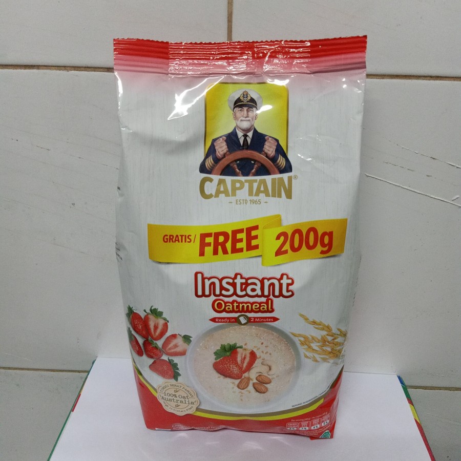 

Captain Instant Oatmeal 1kg Oatmeal Instan