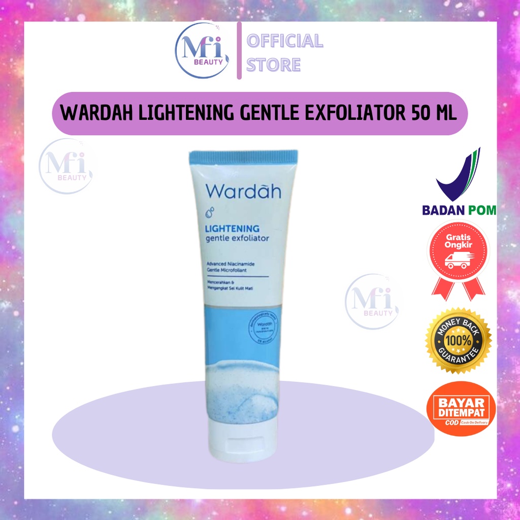 MFI - WARDAH LIGHTENING GENTLE EXFOLIATOR | NETTO 50 ML