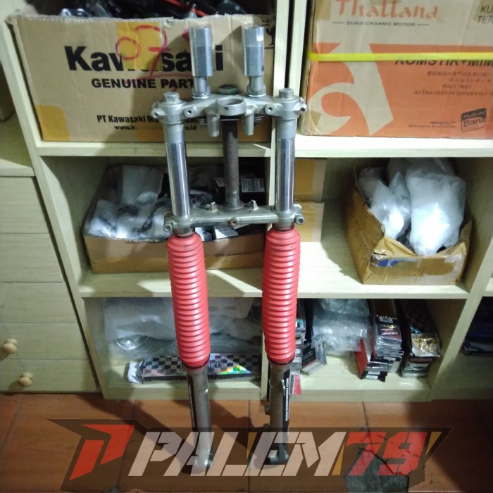 Shock depan Teleskopik second bekas ori klx