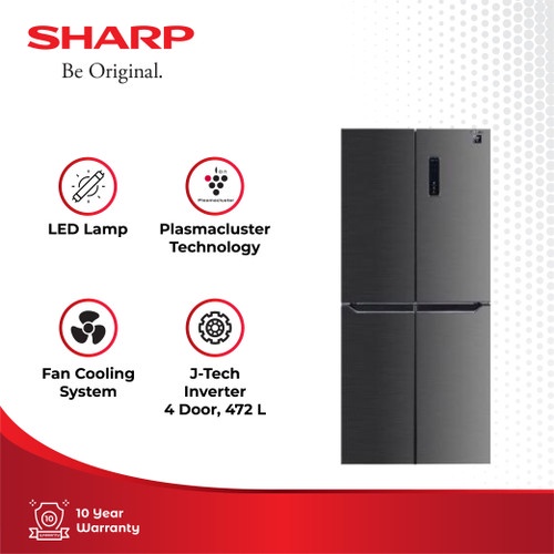 SHARP SJ-IF50PMDS | SHARP SJIF50PMDS | SHARP SJ-IF50PM-DS | KULKAS SHARP 4 PINTU PROMO MURAH