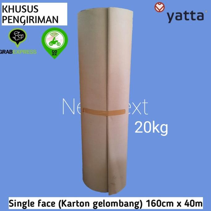 

Karton Lembar / Single Face 160cm x 40Meter (Roll @ 20Kg)