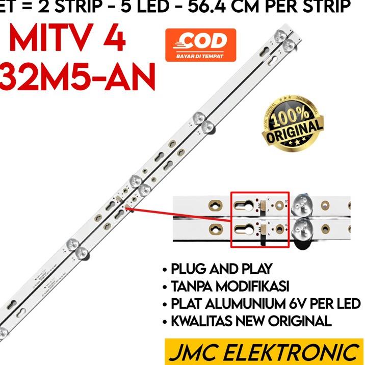 ☼ BACKLIGHT TV LED XIAOMI MI TV 4 L32M5-AN L32M5AN L-32M5AN 5K 6V 32 INC INCH 32IN ☃