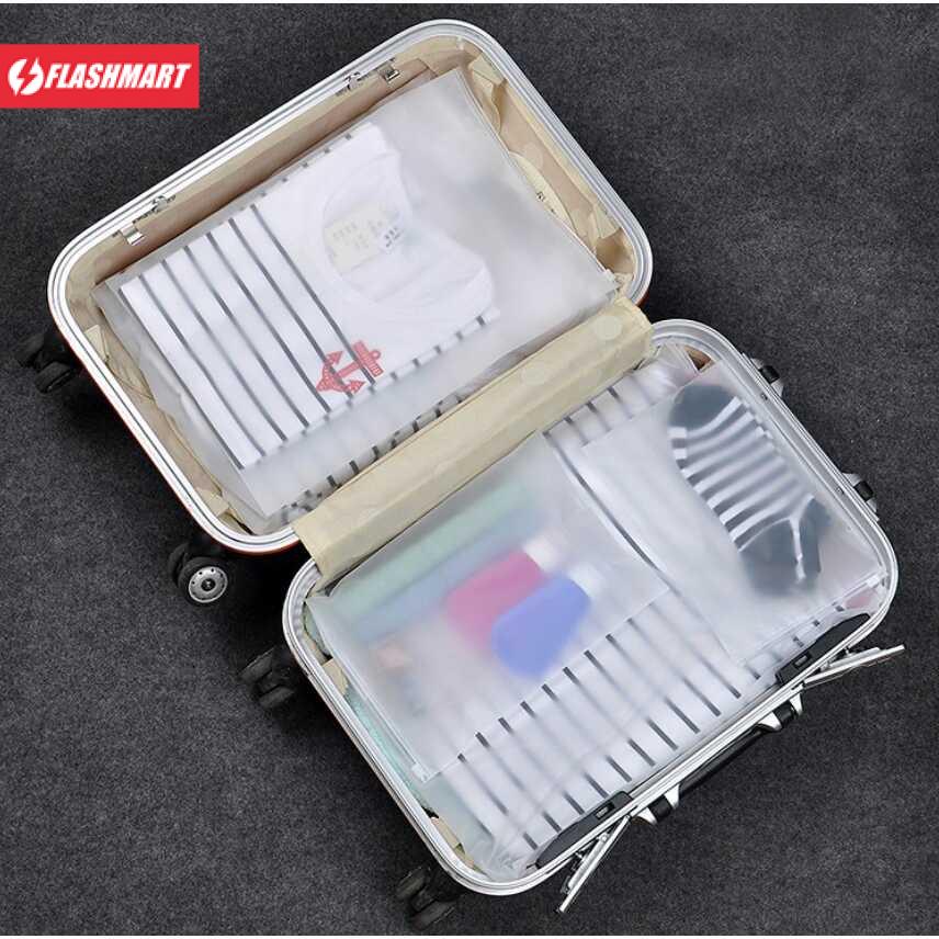 Flashmart Plastik Pouch Zipper Organizer Travel Waterproof - LIN3S