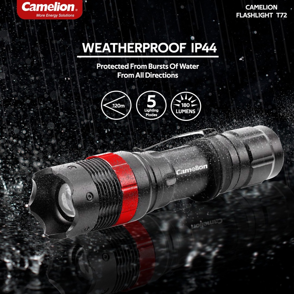 CAMELION SENTER LED WATERPROOF 180 LUMENS IP44