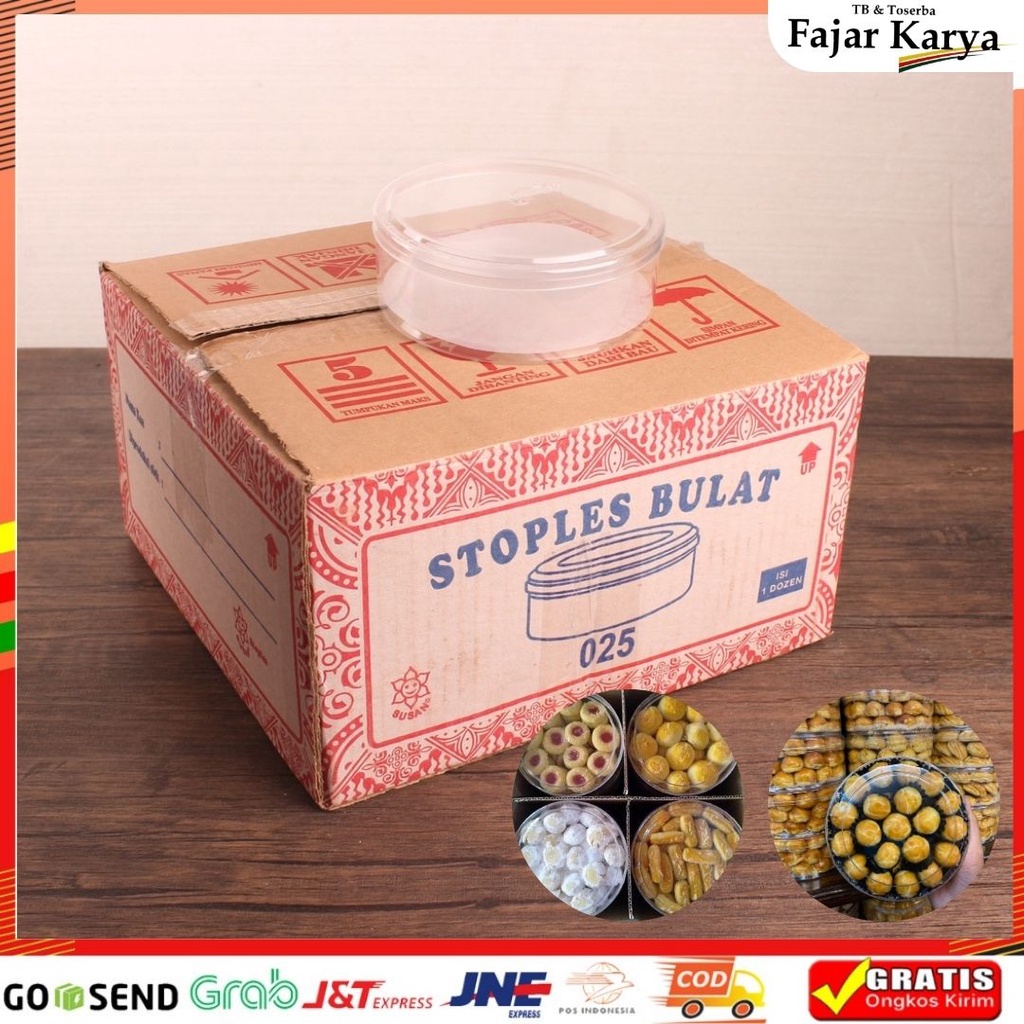 (12 pcs) TOPLESS LEBARAN/TOPLESS NASTAR/TOPLESS KUE KERING 250 Gr 1 Lusin