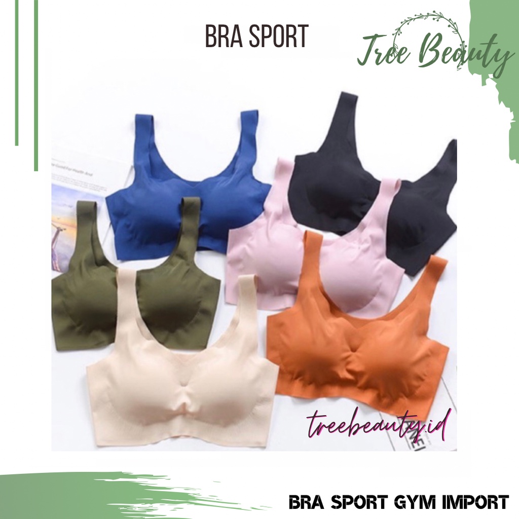 Bra Sport BH yoga lari Wanita untuk Busana Musim Panas / ZERO FEEL BH (B-9)