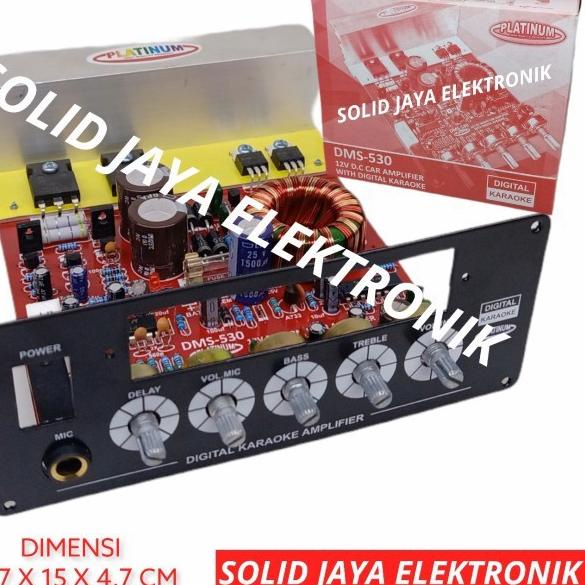 ✤ KIT POWER SPEAKER AKTIF MONO 12V DMS 530 AKI ACCU MOBIL CAR AMPLIFIER WITH DIGITAL ECHO KARAOKE MIC MIK AMPLI 12 VOLT V DC DMS530 DMS 530 DMS-530 PLUS PANEL UNTUK MODUL MP3 MP5 BLUETOOTH PLATINUM ASLI ORIGINAL ➢