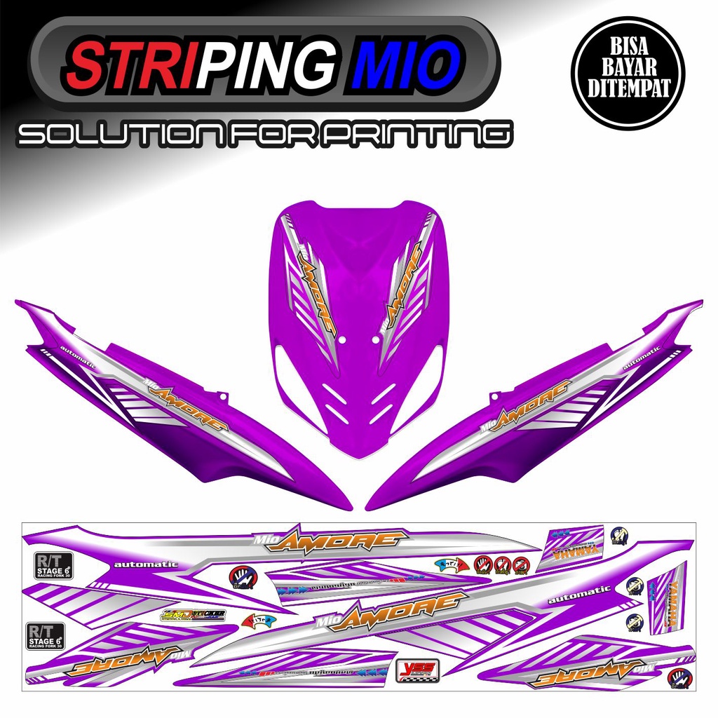 STRIPING VARIASI MIO AMORE / MIO SPORTY / MIO SMILE AMORE