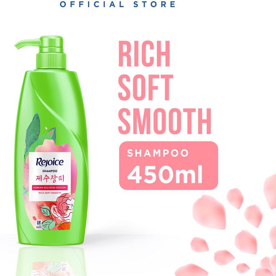 ۝ Rejoice Jeju Rose Shampoo 450ml ➱