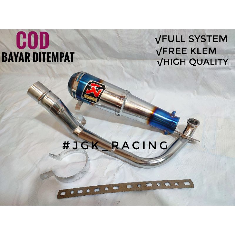 Knalpot Racing Akrapovic Vario 110 karbu/techno/vario 110 fi/vario 125 old/led/vario 150