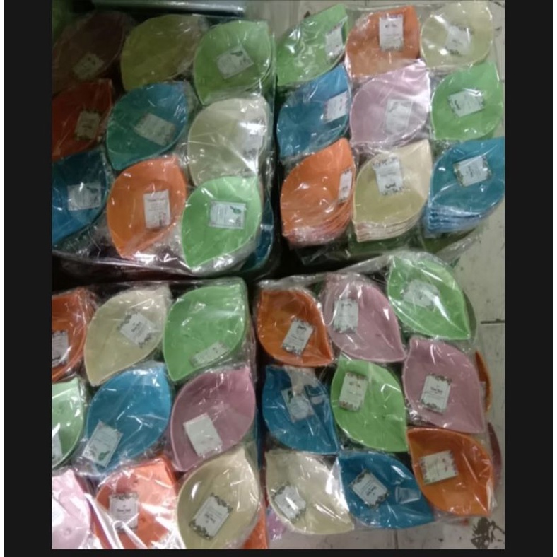 Souvenir Mangkok Daun Mangkok Sambal kemas Plastik isi 50 pcs