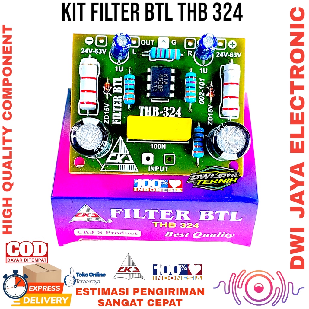 Kit Filter BTL Amplifier Produk CKJ
