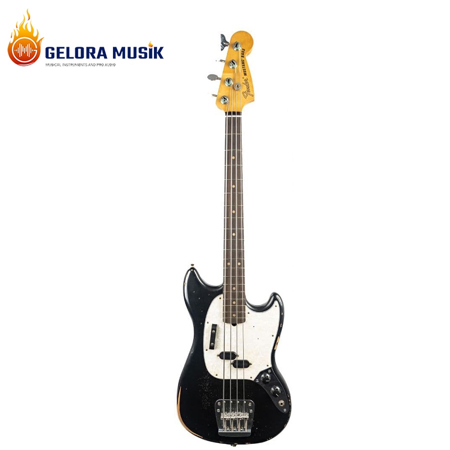 Gitar Bass Fender Justin Meldal-Johnson Road Worn Mustang, Black
