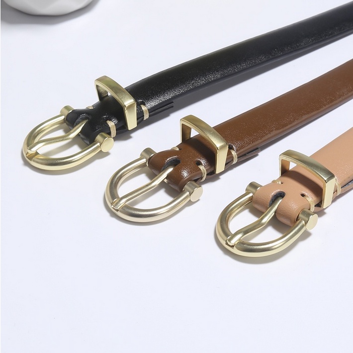 Ikat Pinggang Wanita Bahan Pu Casual | Belt Wanita Izora HOPYLOVY | Belt Wanita Ikat Pinggang Ban Pinggang 110cm Kulit Premium &quot;CF&quot;