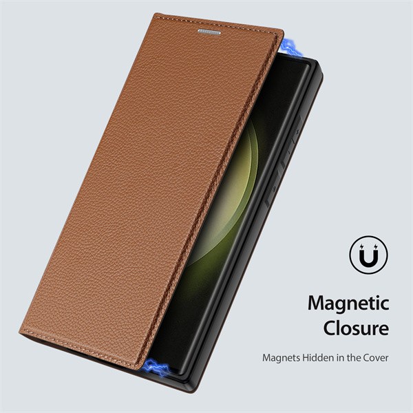 SAMSUNG S23 ULTRA / S23 PLUS / S23 COVER FLIP CASE SKIN X2 MAGNETIC FOLIO CASE SILIKON SOFTCASE