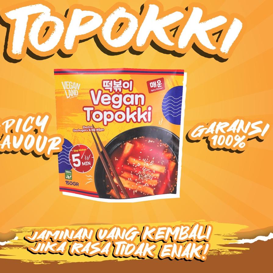 

☺ [VEGAN] TOPOKKI ORIGINAL | TTEOKBOKKI ORIGINAL | KUE BERAS - VEGAN LAND ♞