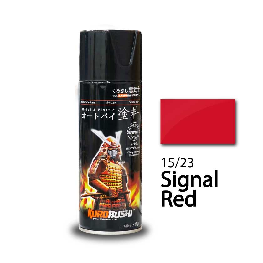 Pilok Pilox Cat Semprot Samurai Paint Kurobushi 400 ml - Signal Red / Merah (23)