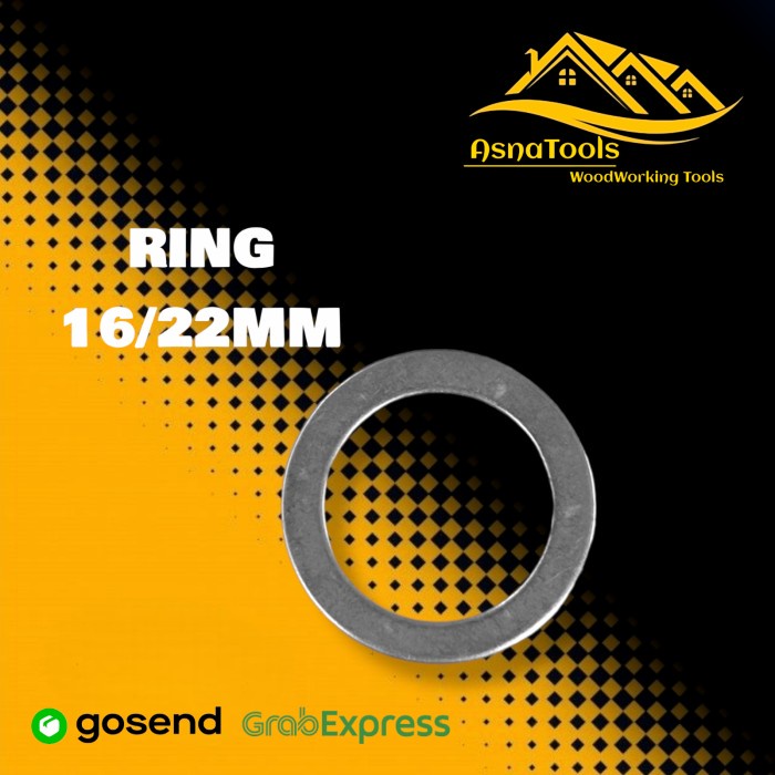 Terlaris Ring 16Mm Konversi Lubang 22Mm Batu Potong 7" / Mata Gerinda 7 Inch
