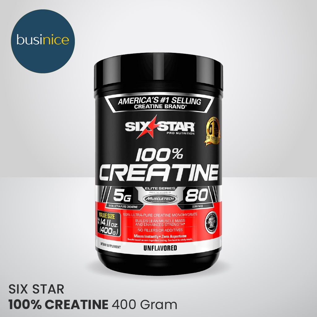 Six Star 100% Creatine 80 Servings Elite Series Six Star Pro Nutrition Original