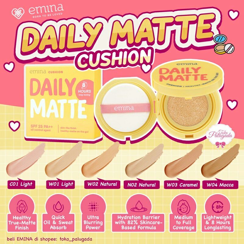 Emina Daily Matte Cushion 15 g