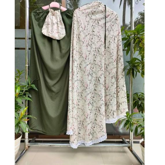 TERPERCAYA MUKENA RAYON DEWASA JUMBO MOTIF (MUKENA RAYON PRINTING) Kerut Kening