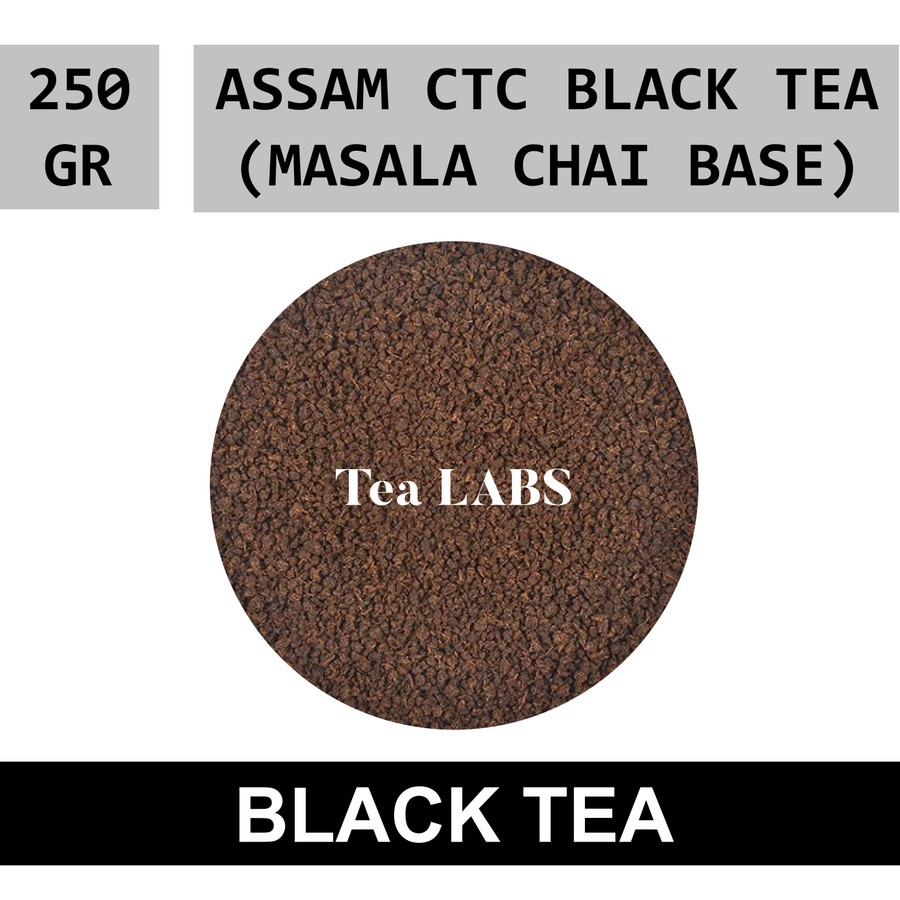 

Black Tea Organic Assam CTC / Teh Hitam Premium Kiloan 250 GRAM