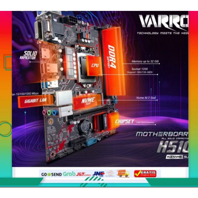 MOTHERBOARD VARRO H510