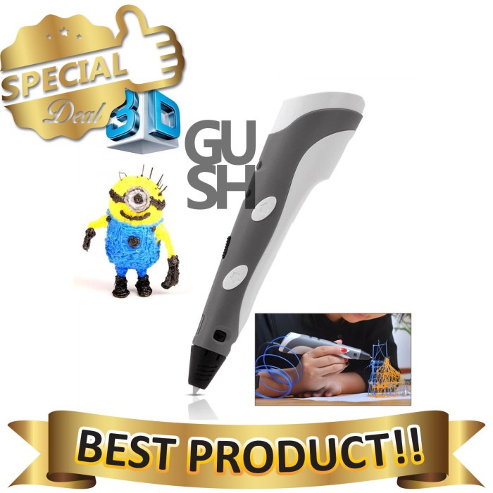 

Terlaris 3D Stereoscopic Printing Pen For 3D Drawing - Lightweight Design
