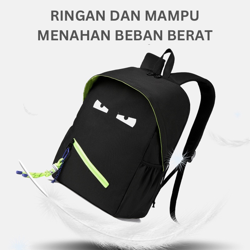 Highland Tas Ransel Pria Unisex Model Kekinian Trendy Fashion Anti Air Tas Punggung Kasual Ransel Kerja TR611