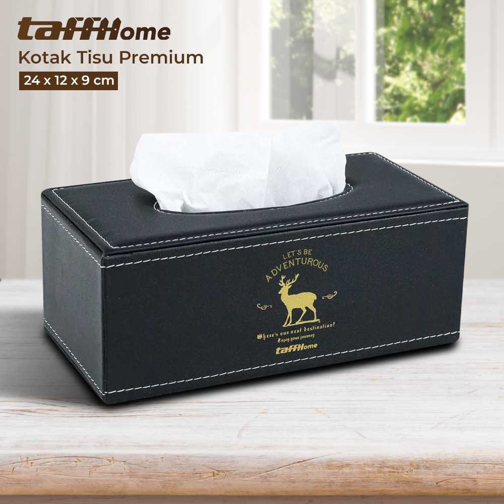 (BISA COD) FTIHSHP  Kotak Tisu Premium Kulit Tissue Box - ZJ007