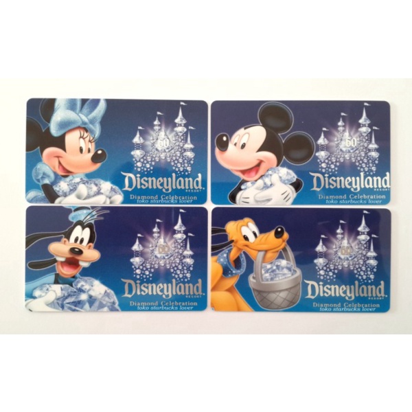 Promo Disney Gift Card Set 4 Kartu - DIsneyland Diamond Celebration Diskon
