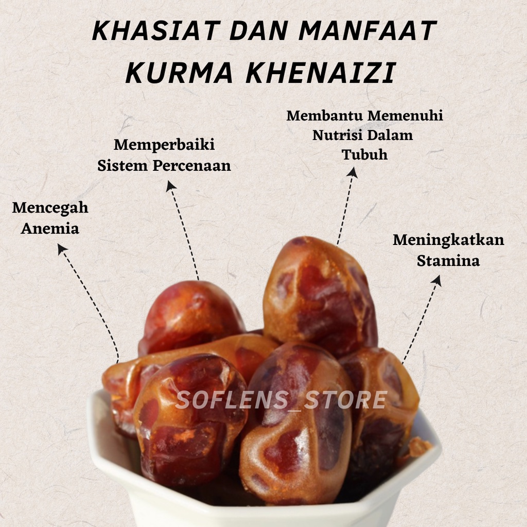 

Kurma Date Crown Khenaizi 1Kg - Kurma Basah Premium Emirates Dates Enak Lembut Original