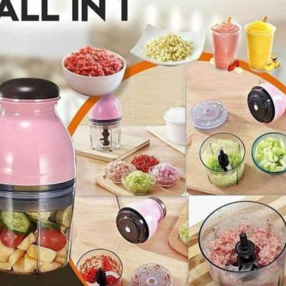 ✭ Chopper Belender Blender Kapsul  Serbaguna Mini MPASI Bayi / Hand Blender Coper Bumbu Daging ✥