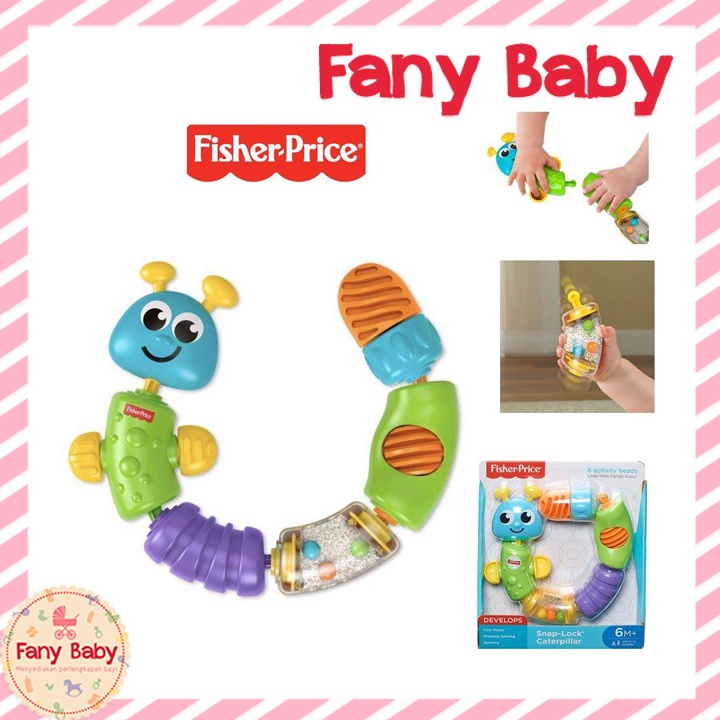 FISHER PRICE INFANT SNAP LOCK CATERPILLAR / W9834