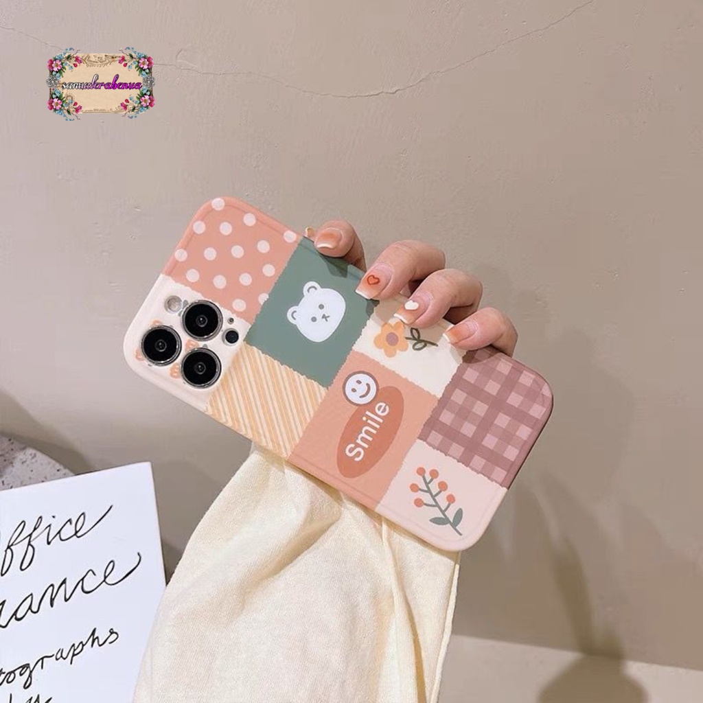 SS123 SOFTCASE SWEET BEAR FOR OPPO A17K A17 A3S A1K A5S A7 A12 F9 A11K A15 A15S A16 A16s A16K A16E  A52 A92 A53 A33 2020 A54 A55 A71 A74 A76 A36 A9 A5 2020 A31 A8 A57 LAMA A39 A57 2022 A77s SB4513