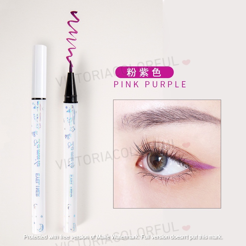 LAMEILA Eyeliner Warna 6 Colors Waterproof and Long Lasting