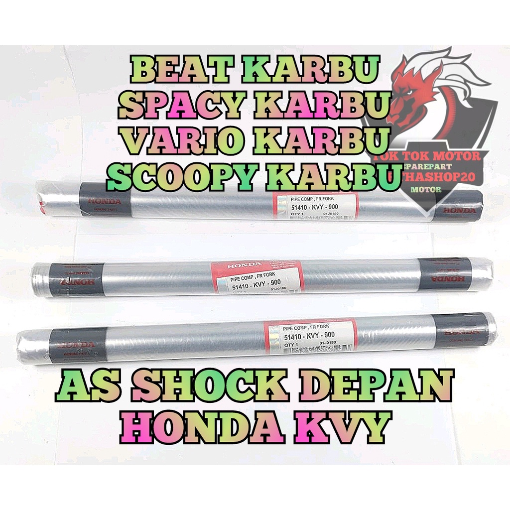 As Shock Depan KVK Motor Honda Beat Karbu , Scoopy Carbu , Vario 110 Karburator CW , VArio 110 Techn