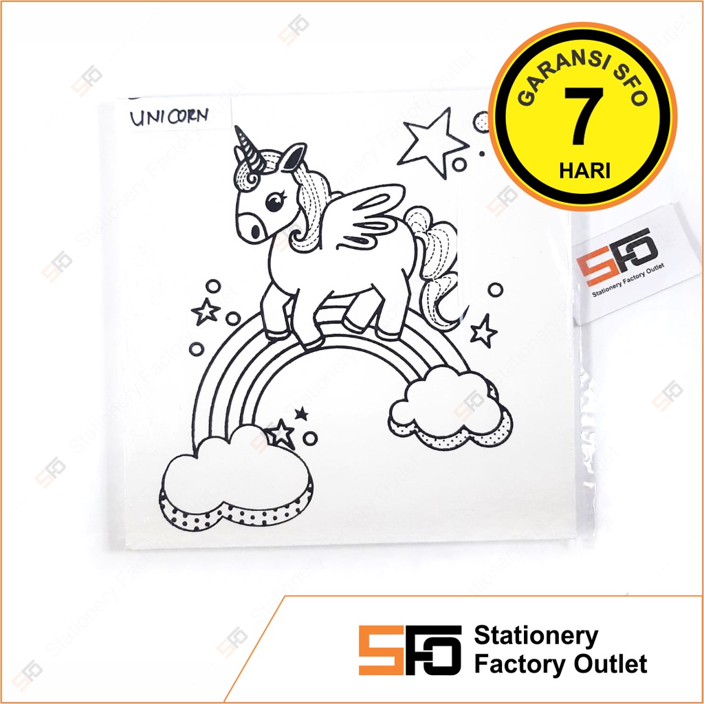 

DIY Kanvas Lukis 30 x 30 cm - Template Paint for Kids Gift Box