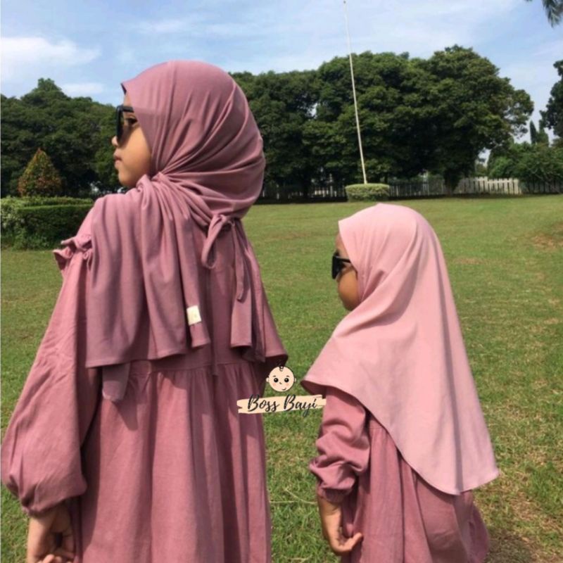 LITTLE PRENSES - CLASSIC Pashmina Instan / Hijab Pasmina Anak