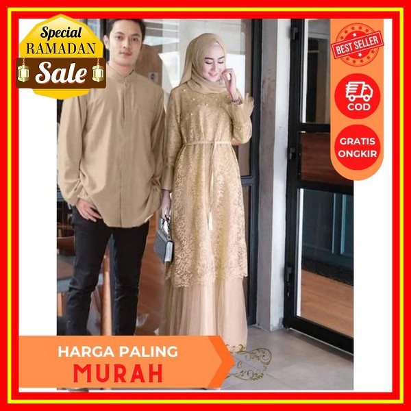 Couple Keluarga Lebaran 2023 Terbaru/ Couple Family Annisa Sage Green/ Baju Couple Gamis Ibu Ayam Da