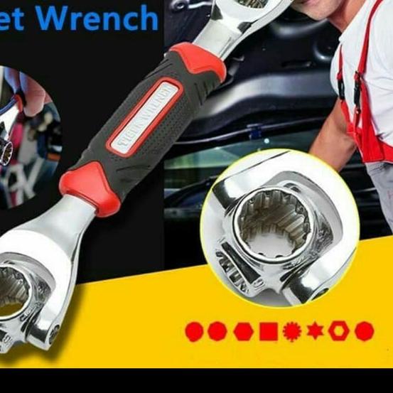 ✸ KUNCI SOCKET PAS UNIVERSAL MULTIFUNGSI WRENCH 48 IN 1 ➴