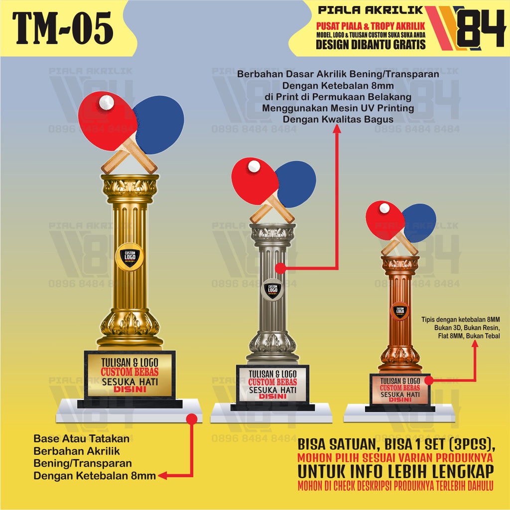 PIALA TENIS MEJA, PIALA PINGPONG, PIALA PING PONG, TROPHY TENIS MEJA, TROPHY PINGPONG, TROPHY PING P