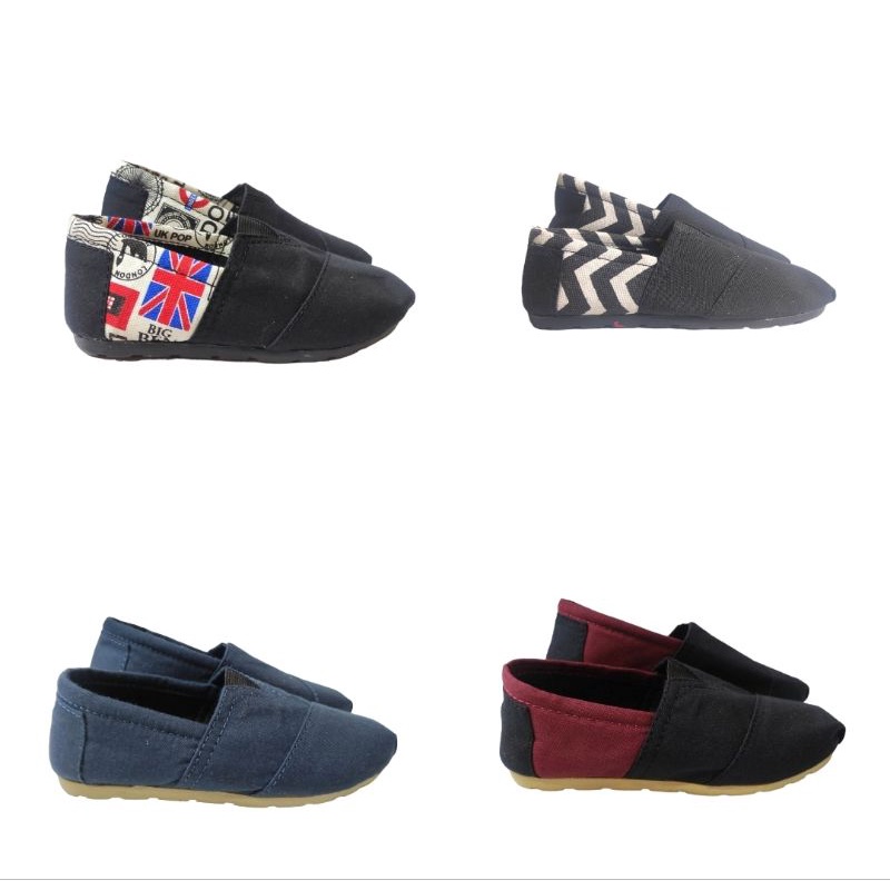 sepatu slip on anak anak