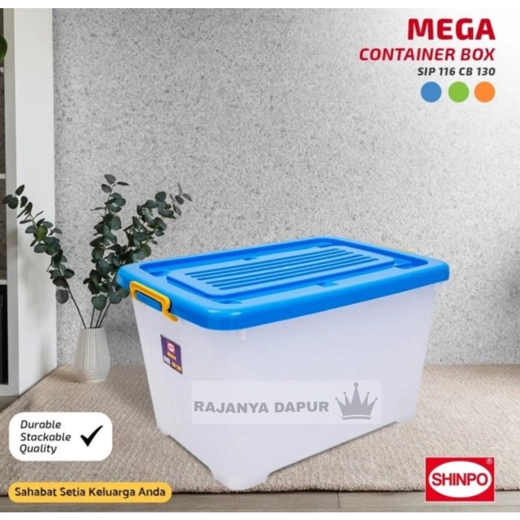 box container shinpo 130 liter - cb 130 shinpo - box 130 ltr