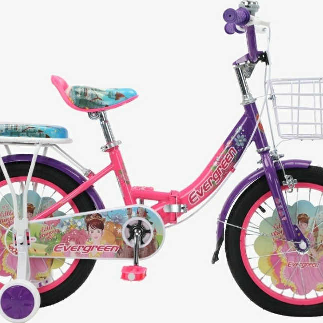 Sepeda Mini Lipat EVERGREEN Girl 16 Folding bike sepeda lipat anak murah